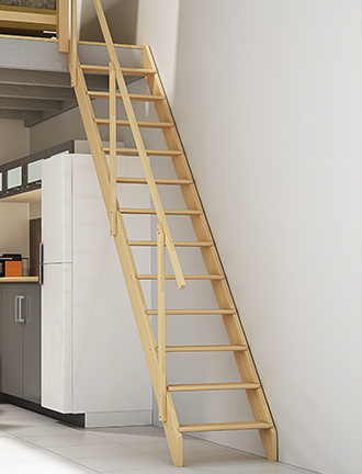 CLAUSTRA BOIS : rampe d'escalier ou cloison - GIMM Menuiseries