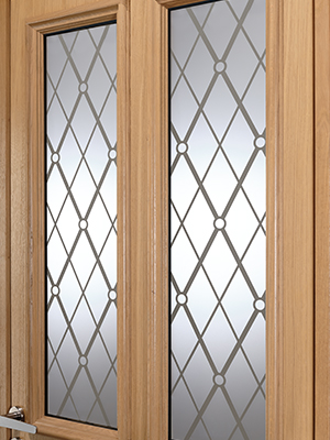 porte d'entrée bois sur-mesure vitrée STYL WOOD - GIMM Menuiseries