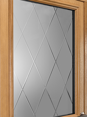 porte d'entrée bois sur-mesure vitrée STYL WOOD - GIMM Menuiseries